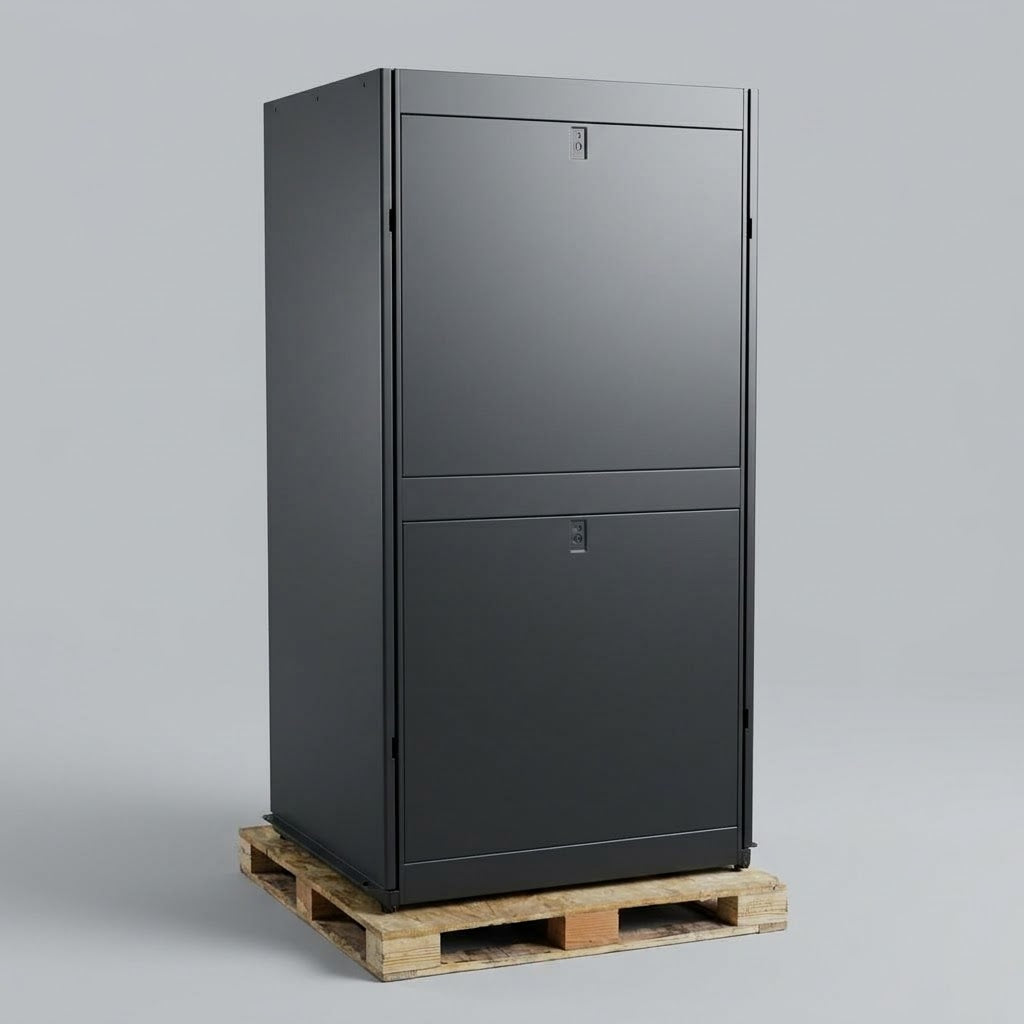APC Netshelter Sx 42U Server Rack Enclosure Sz 24"W x 43"L x 78.5"H - Black AR3100