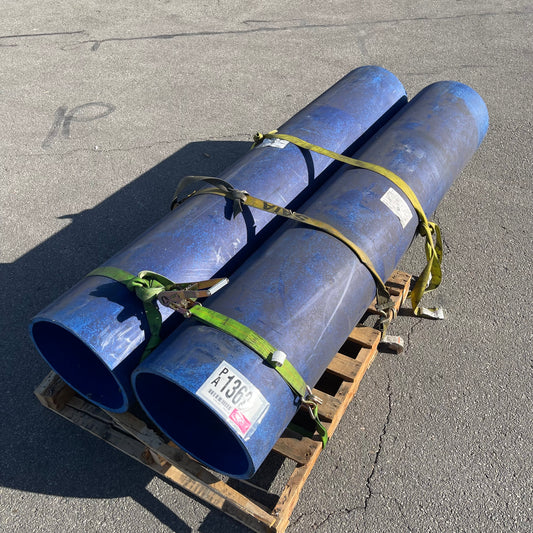 ZA@ Pallet of BLUE DUCT High-Density Polyethylene Air Duct 90” x 16” 16-2510 (AS-IS)