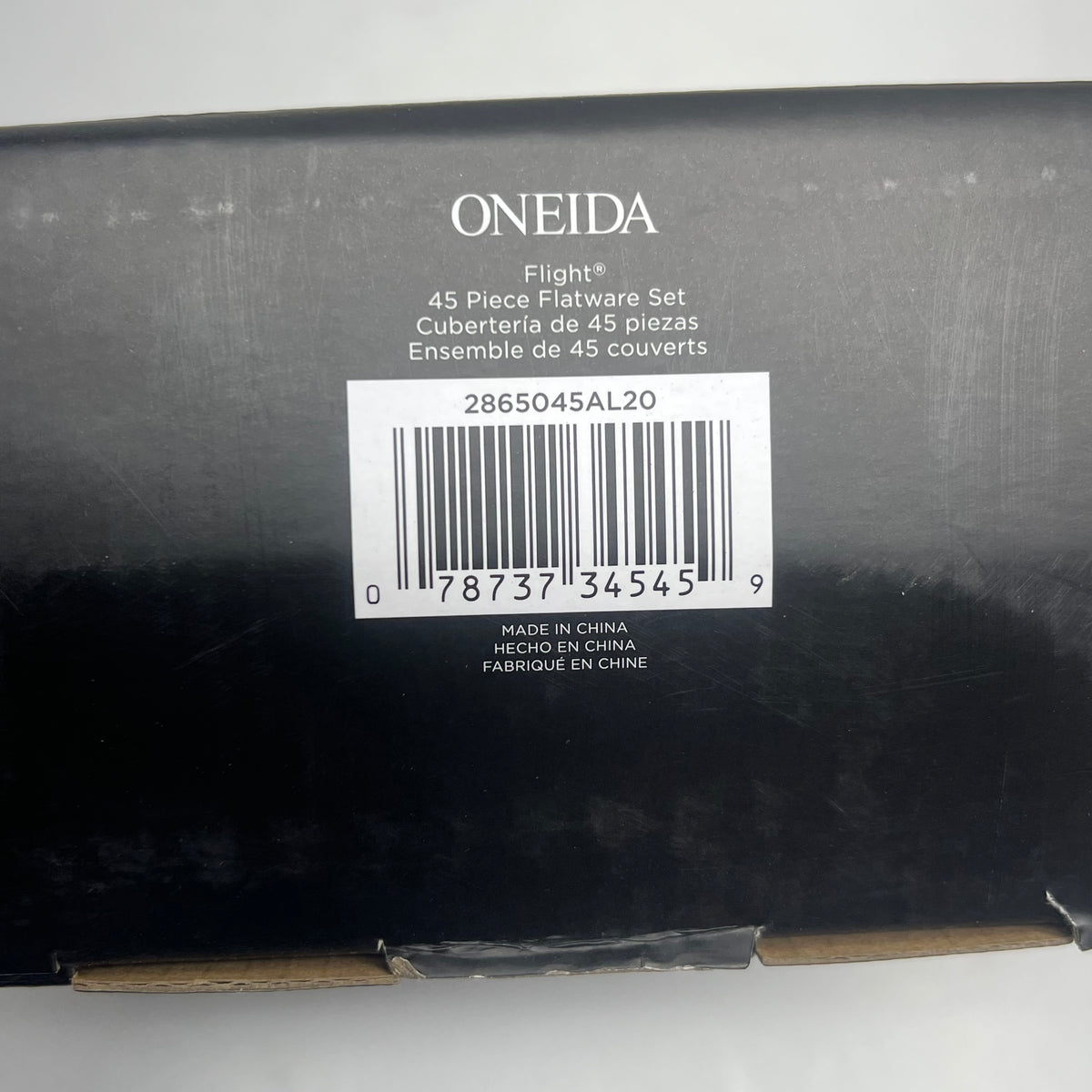 ONEIDA Flight Flatware Set For 8 Dishwasher Safe 45 Pieces 18/0 Stainless Steel