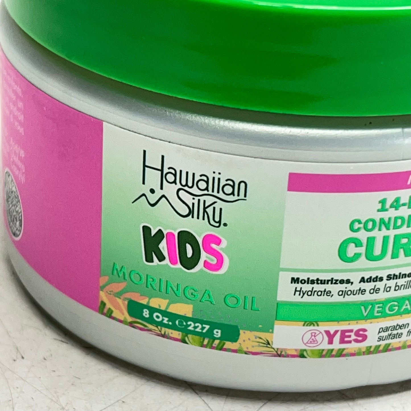 HAWAIIAN SILKY KIDS (2 PACK) Moringa Oil 14-in-1 Curl Tamer Crème 8oz LAB10040