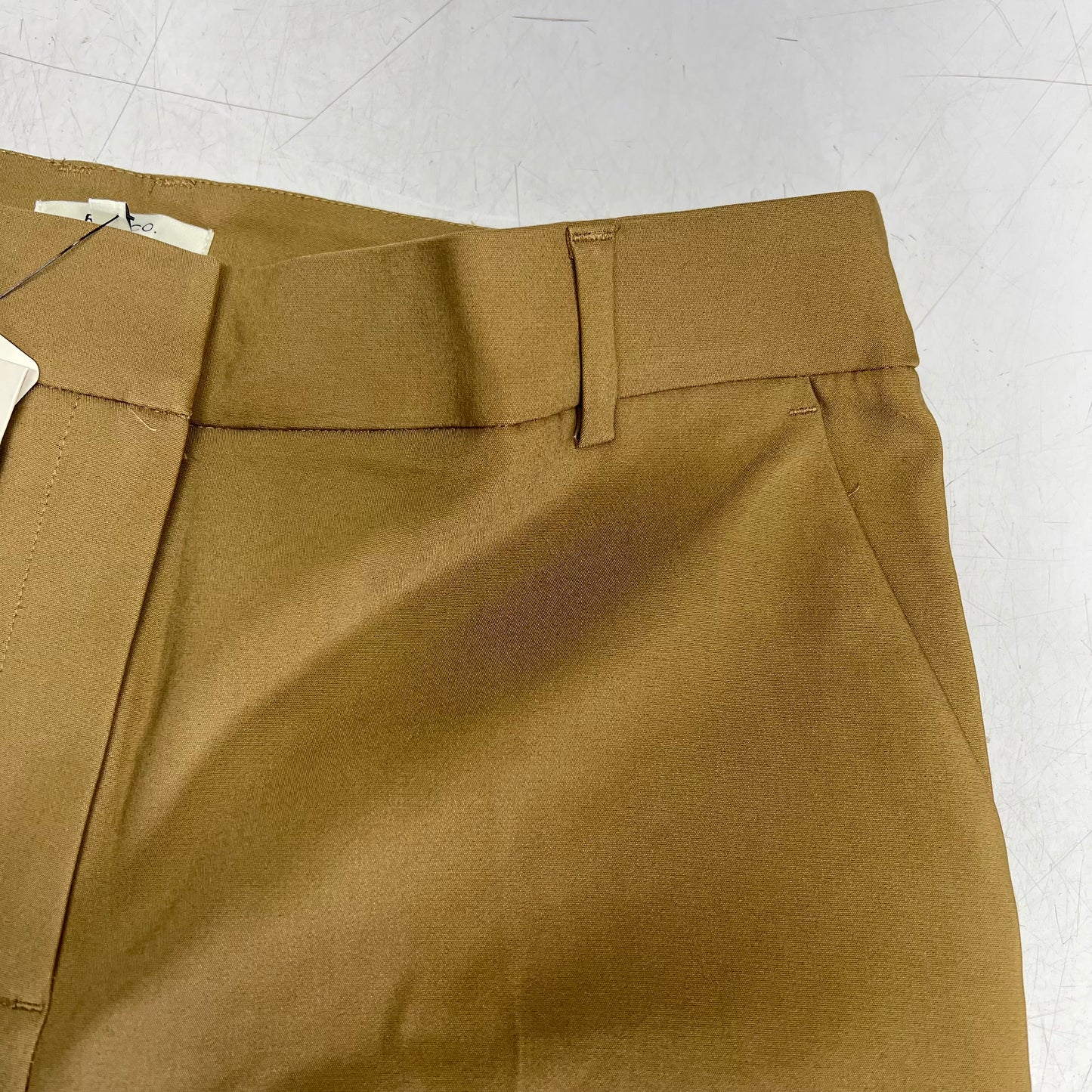 RW & CO High-rise Wide-leg Signature Fit Pant Women's Sz 12 Peanut Butter 493113