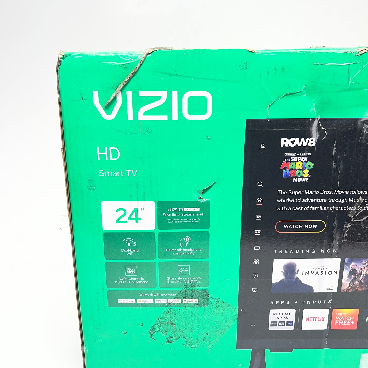 VIZIO D-Series Full Hd Smart Tv 24" 1920 X 1080 720P VHD24M0810 ENHB (As-Is)