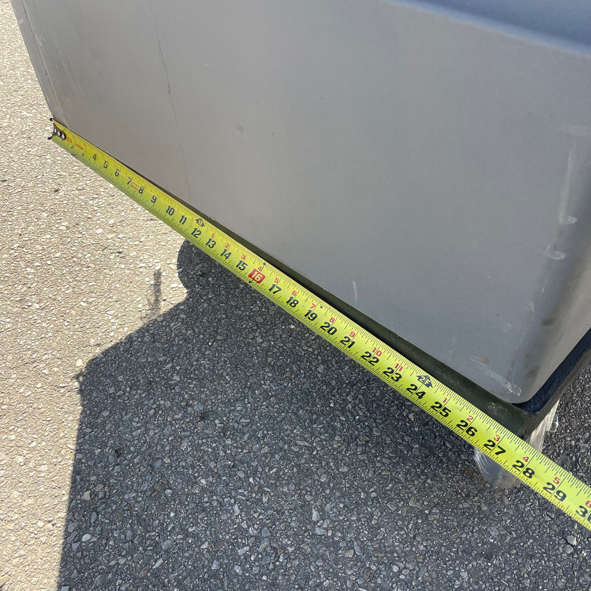 UNBRANDED Plastic Bulk Transport Truck for Linen/Laundry/Material Handling 55"x46"x27" Grey
