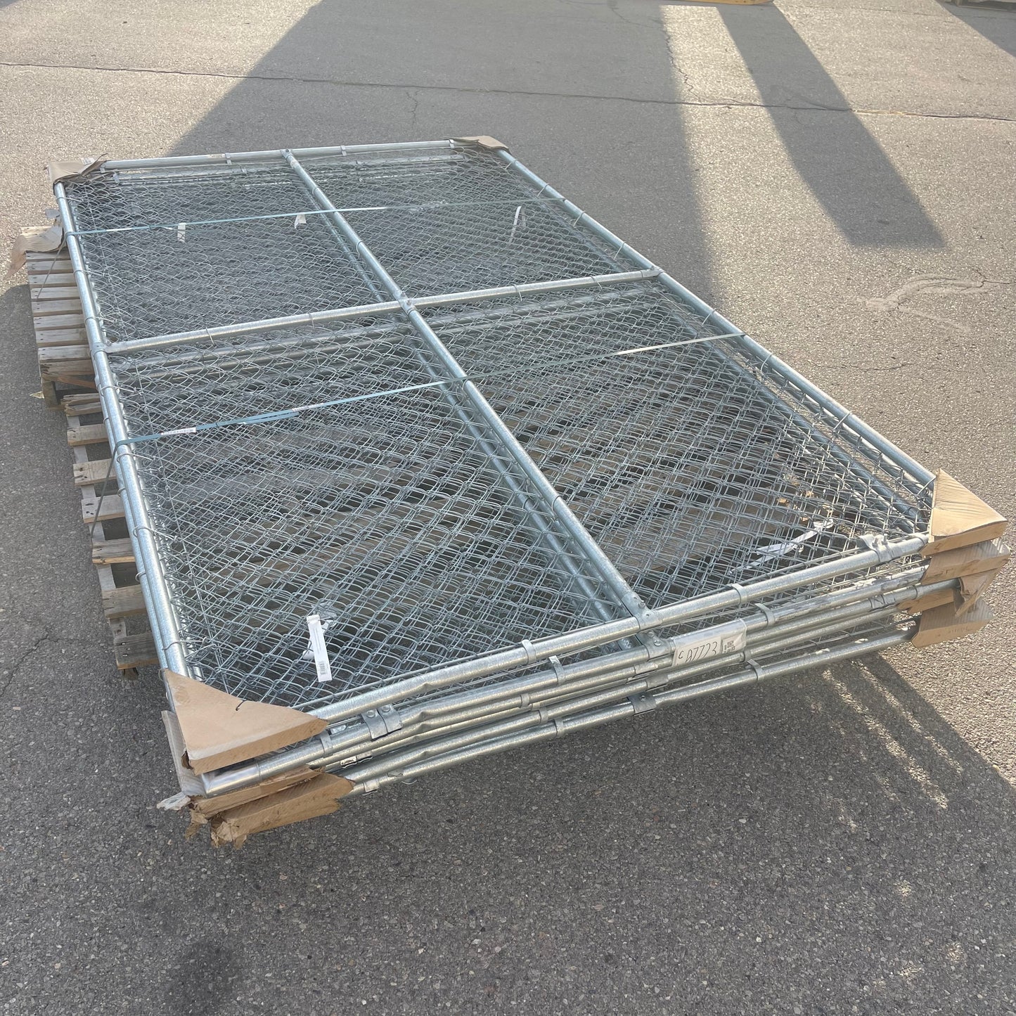 UNKNOWN Plain Kennel Panel 10'x6' Galvanized Steel 328209CH