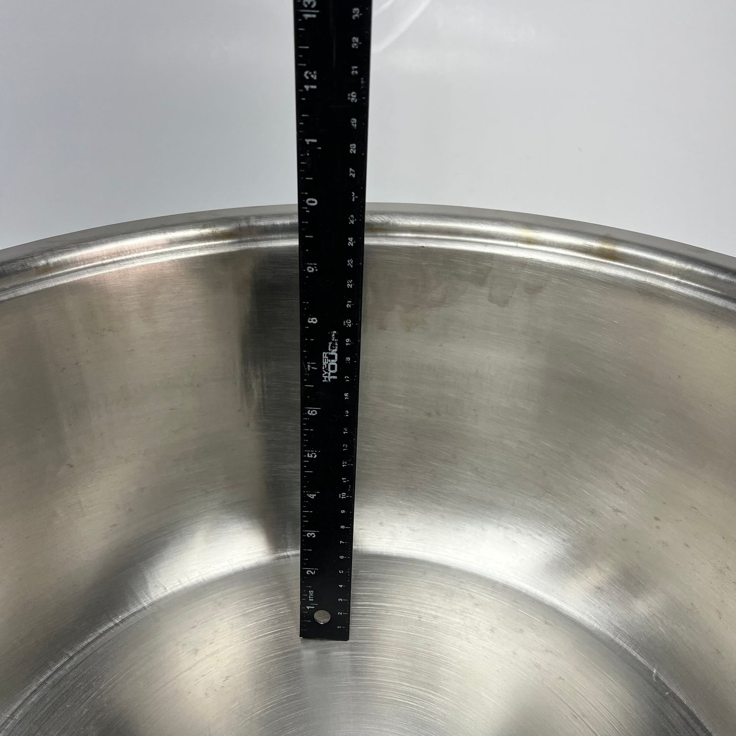 ZA@ Large Stainless Steel Mixing Bowl  22"x22"x8" Silver 616607