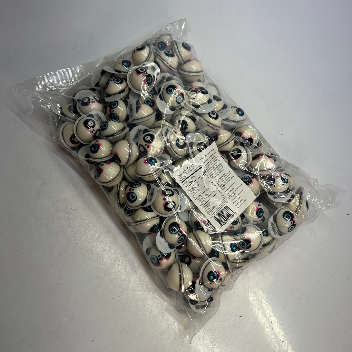 DEER DADA (5 LBS BAG) Individually Wrapped Filled Panda 3D Gummy's White BB 05/26