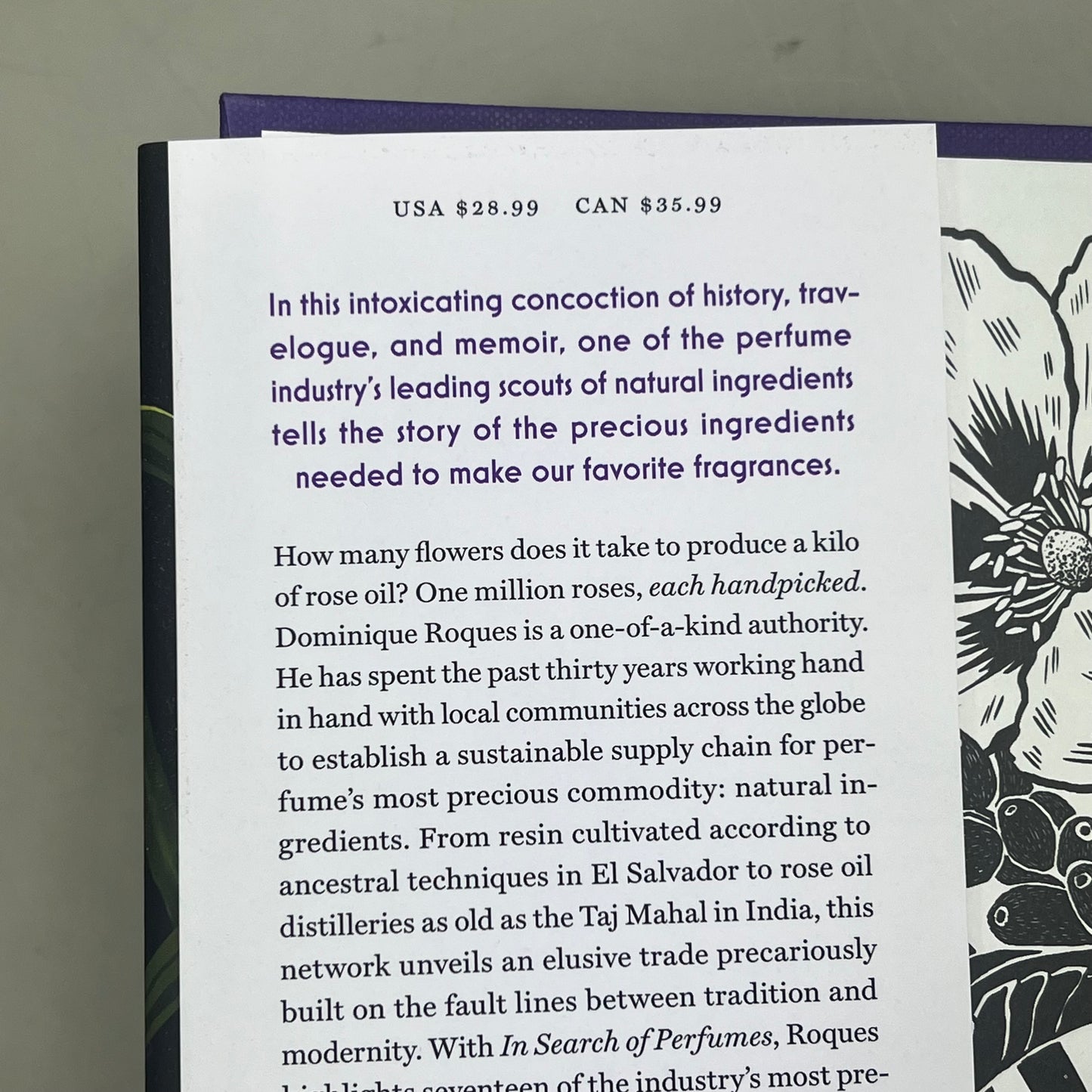 IN SEARCH OF PERFUMES Journey To Natures Scents Hardback Book Dominique Roques