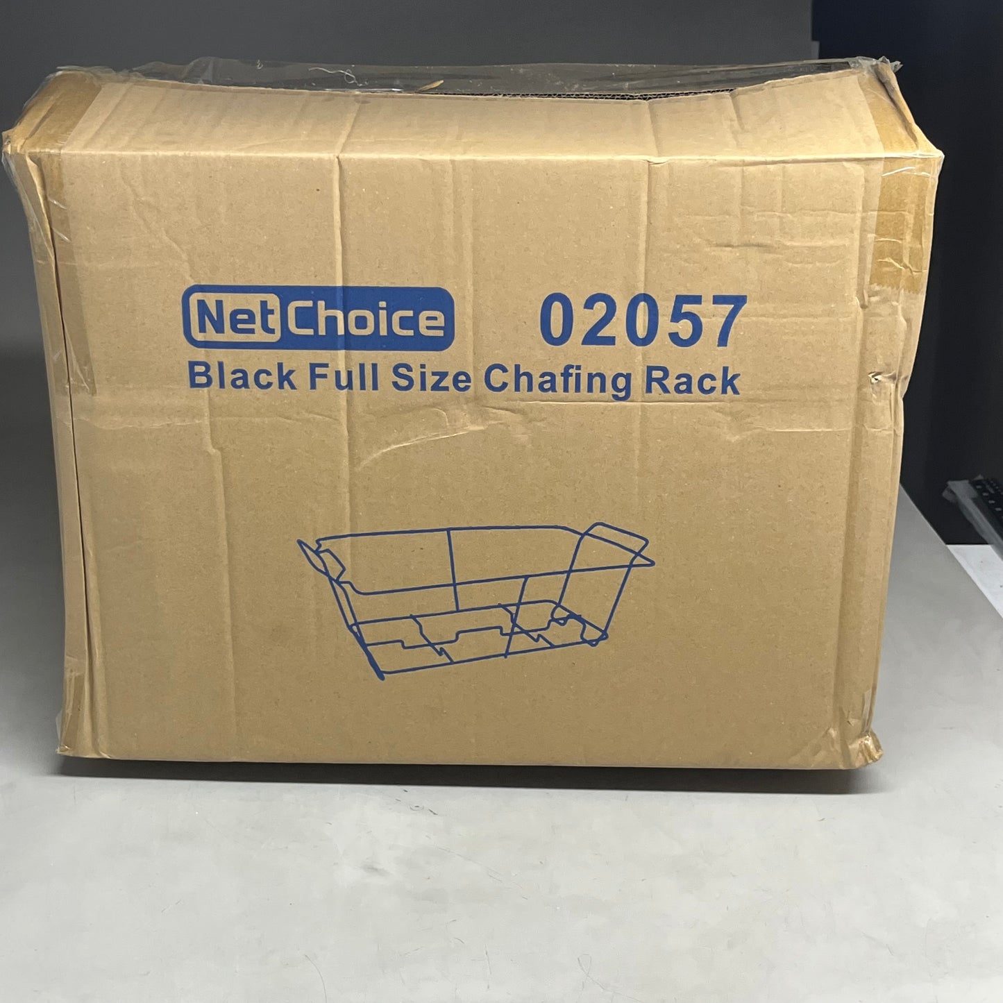 NETCHOICE (24 Pack) Wire Chafing Rack Full Size Black 02057