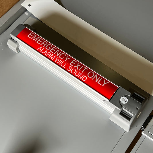 Left Side Emergency Egress Door Sz 78"H x 47"W Grey WMED78LH