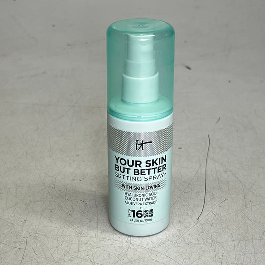 IT COSMETICS Your Skin But Better Setting Spray+ Hydrating  3.4 fl oz  Clear
