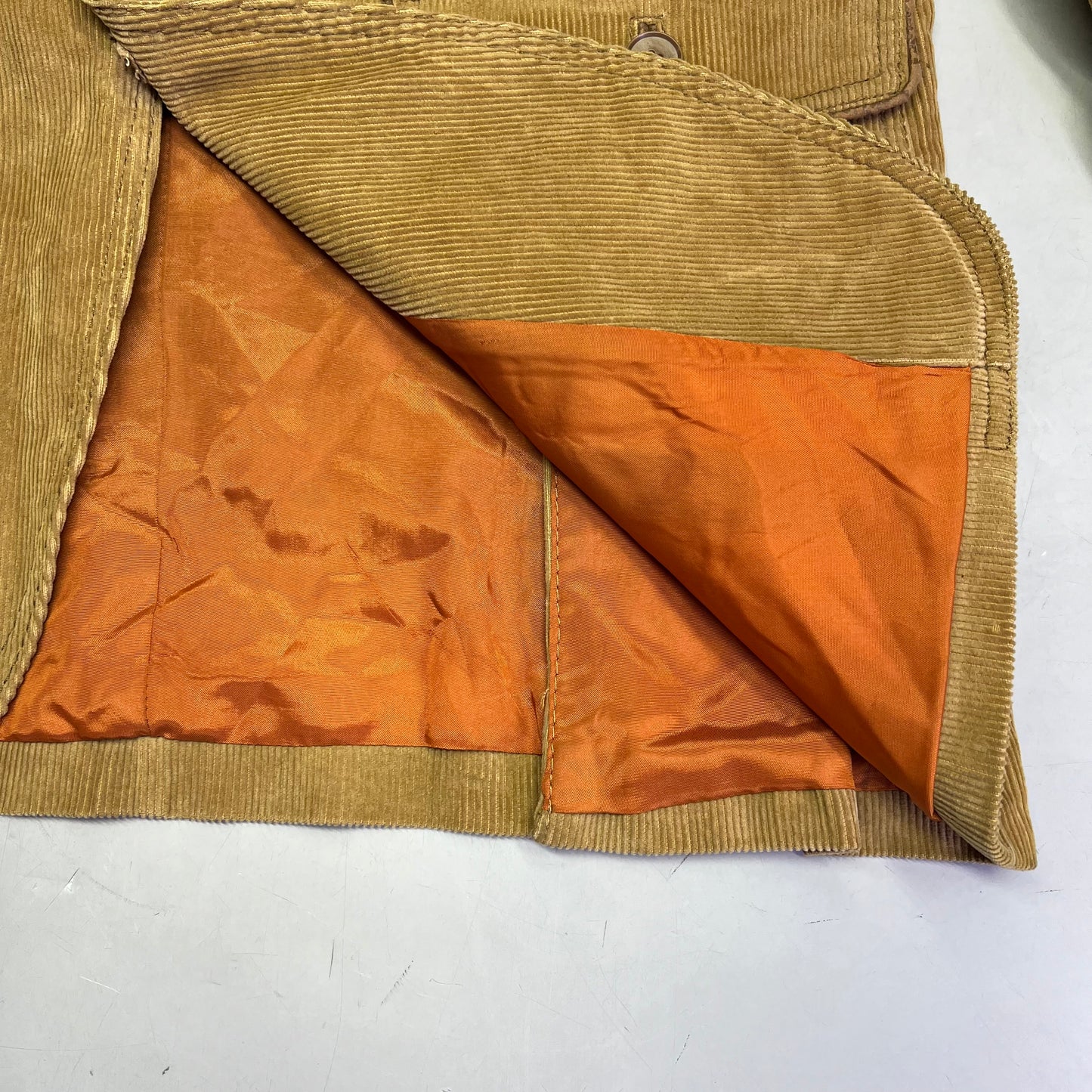 JC PENNYS Vintage 80's Style Corduroy Blazer Men's Sz 42L Dark Khaki (Pre-Owned)