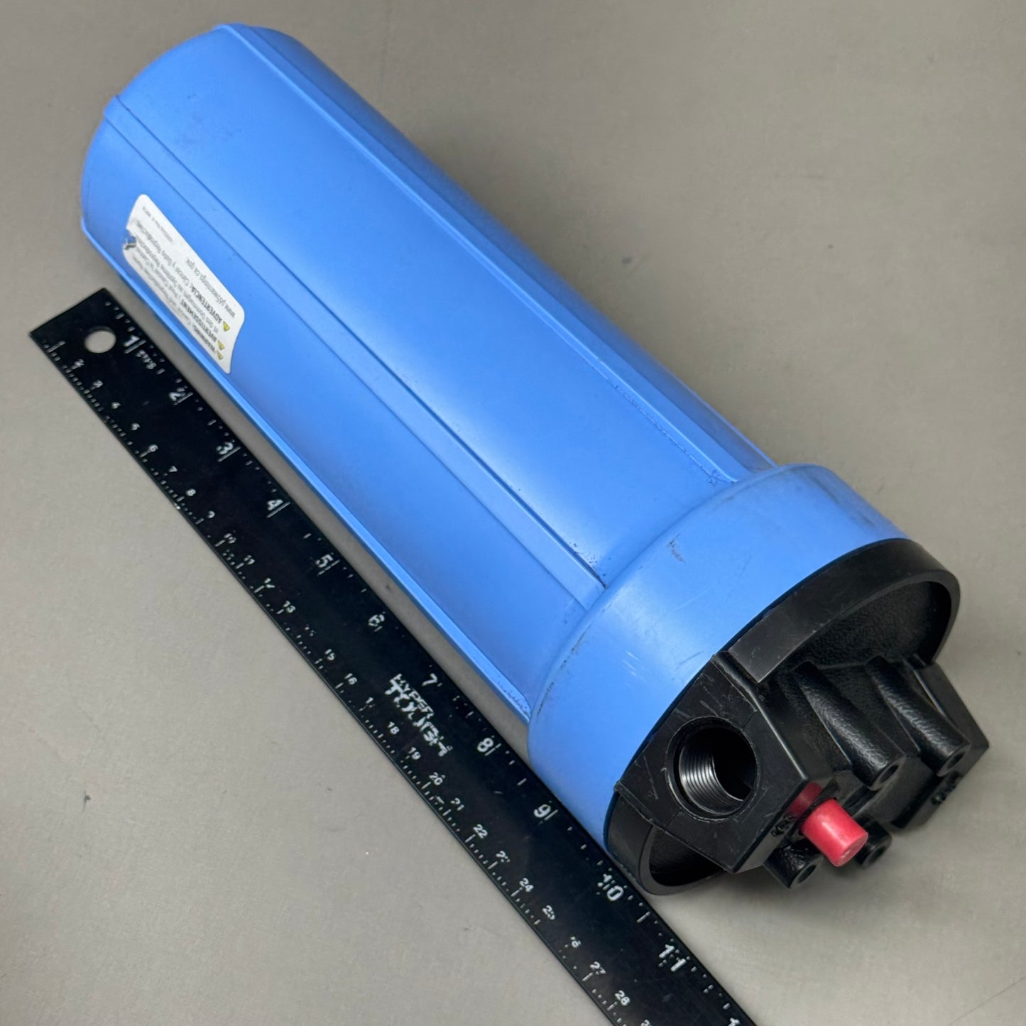 PENTAIR Pentek Slim Line Water Filter Housing Leakproof 10" 1/2" FIP Blue/Black