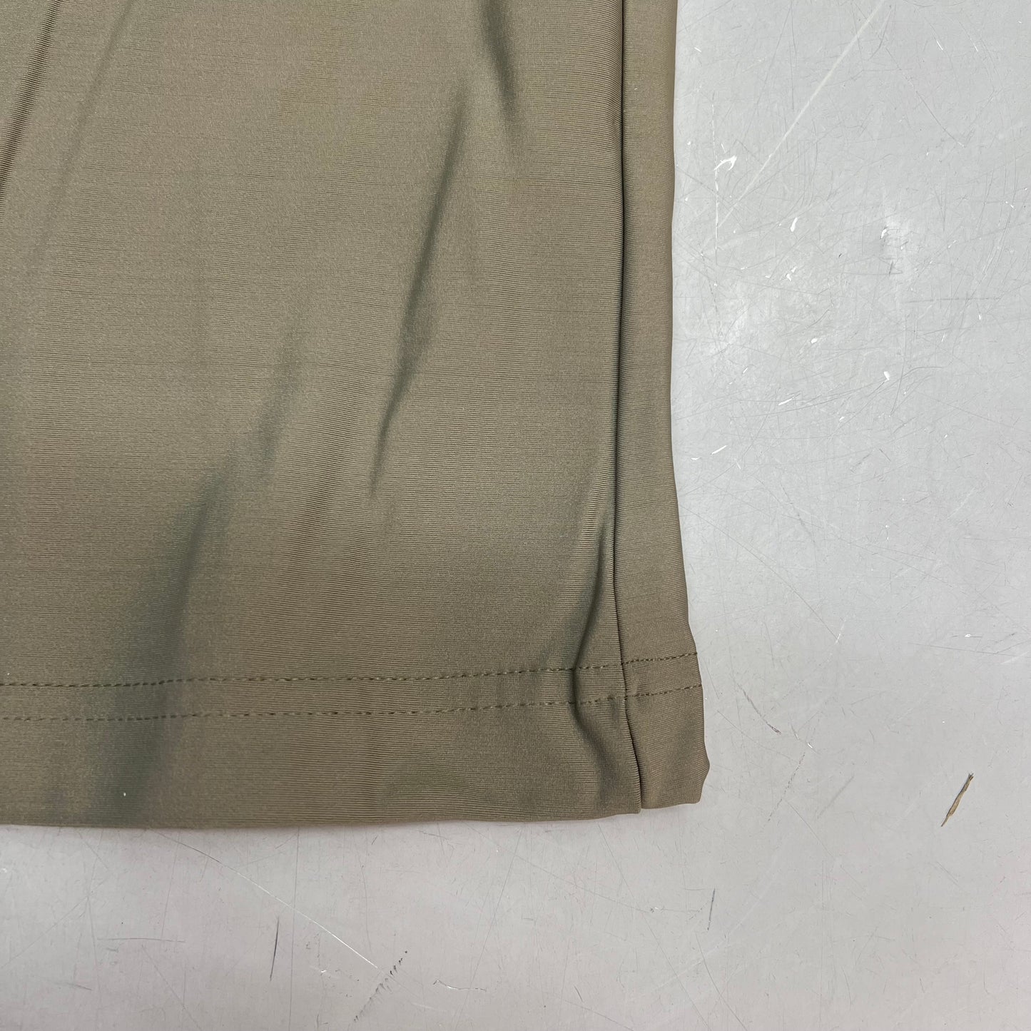 DUKE DRI Nylon/Spandex Tight Fit Military T-Shirt Men's Sz L Coyote Tan T45499BG