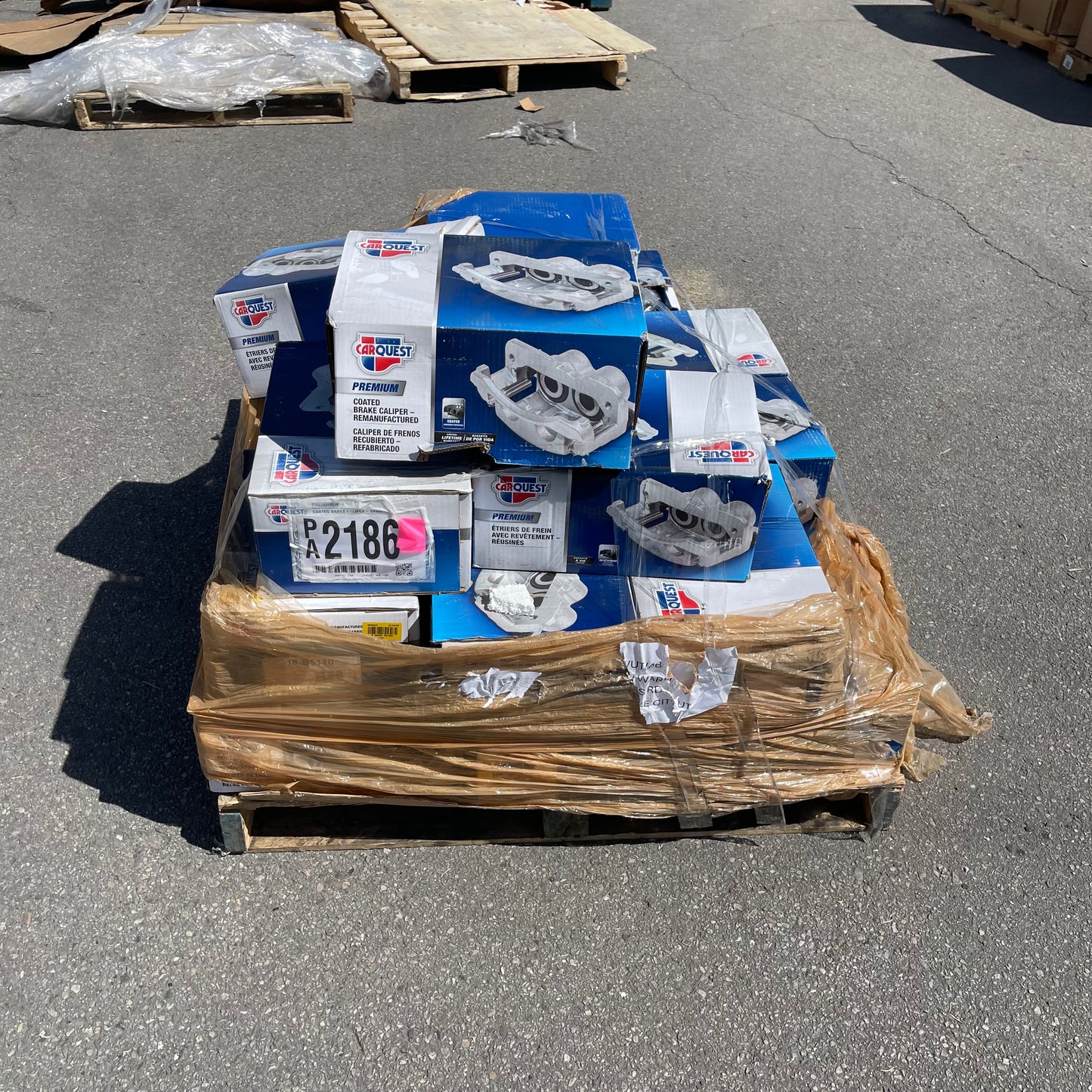 ZA@ Pallet of CAR QUEST (~18 Units) Premium Coated Brake Calipers (see images)