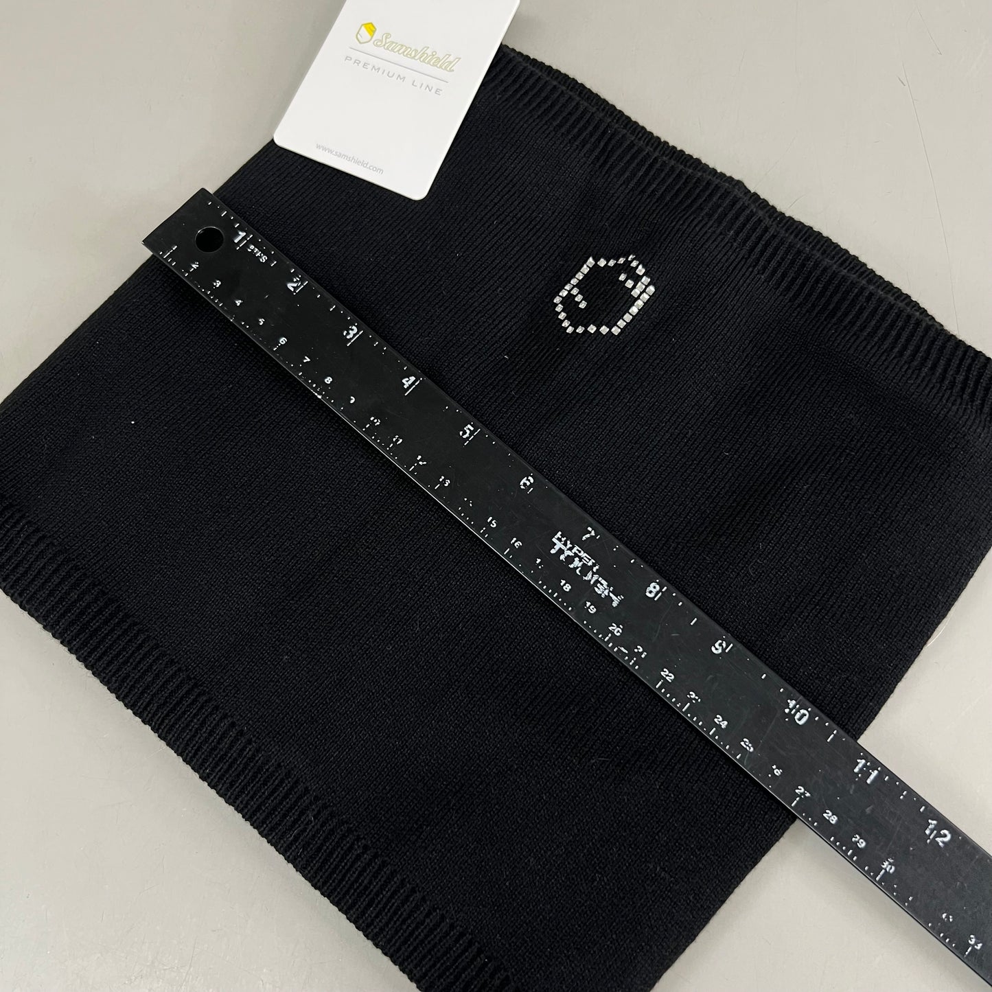 SAMSHIELD Equestrian Neck Warmer Women's Crystal Square One Size Fits All Black