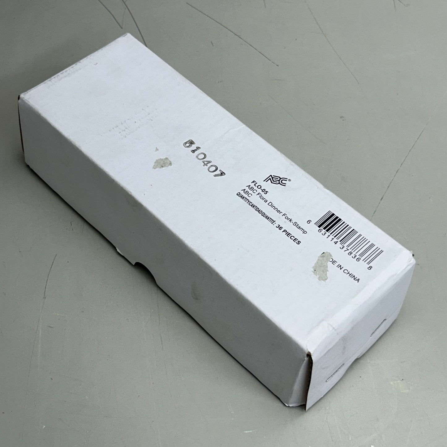 ABC (36 Pack) Stainless Steel Flora Stamped Fork Set New Other-Distressed Packaging  7" FLO-05