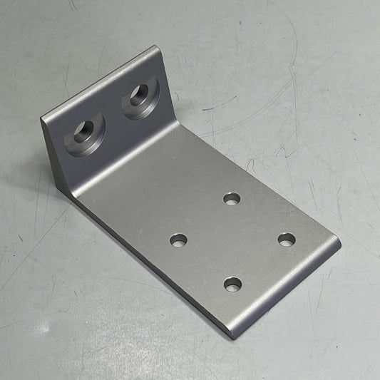 80/20 BUILD YOUR IDEA Economy Floor Mount Base Plate 40 S 80mm Silver 40-2417