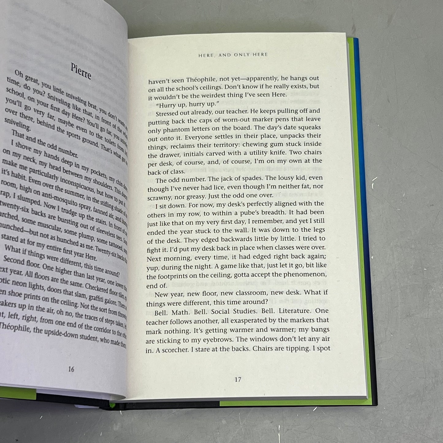 HERE, AND ONLY HERE A Coming Of Age Fiction Novel Hardcover By Christelle Dabos