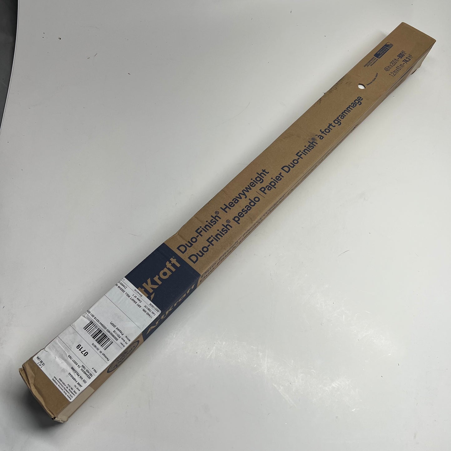 ART KRAFT Duo-finish Paper Rolls Heavy Weight  48"x200' White P0067004