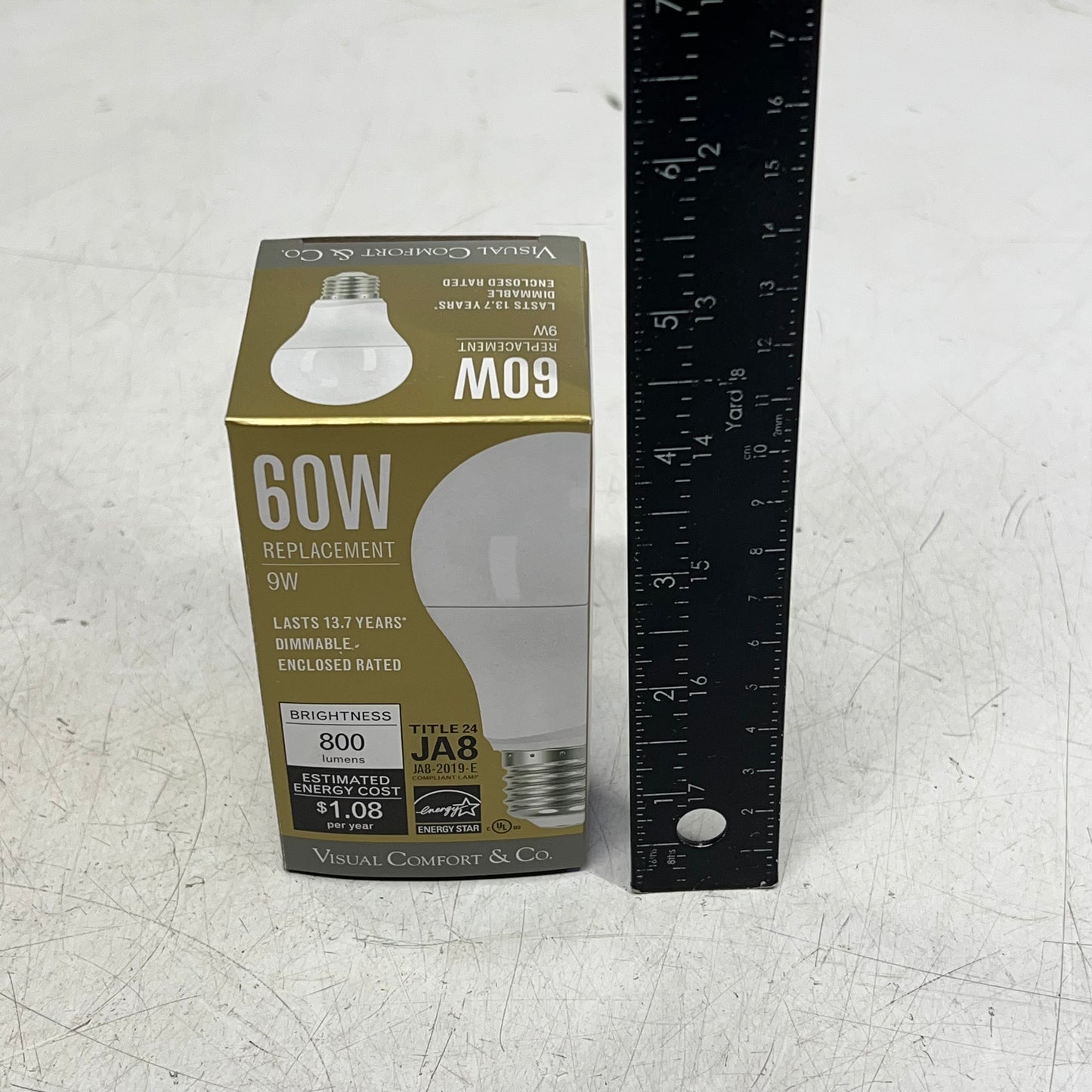 GENERATION LIGHTING  1-light Outdoor Wall Mount Lantern 3000K Grey 89029EN3-57