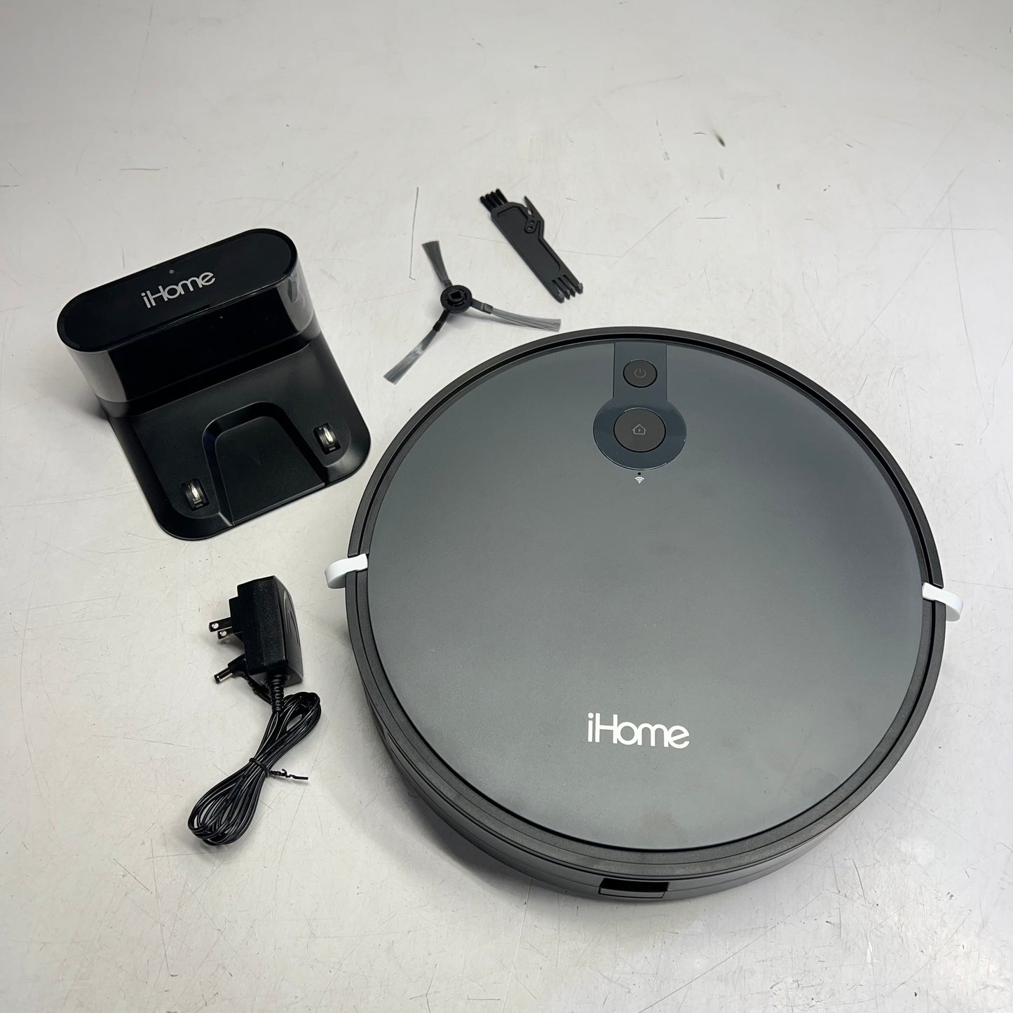ZA@ IHOME Auto Vac Juno Robot Vacuum Mapping Technology Strong Suction IHRV9 (As-Is-Return)