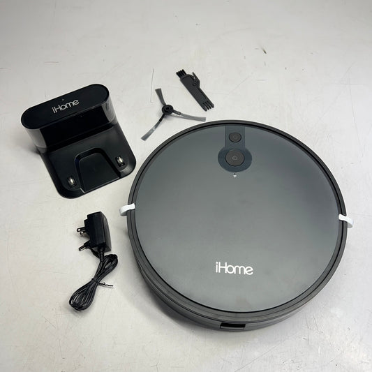 ZA@ IHOME Auto Vac Juno Robot Vacuum Mapping Technology Strong Suction IHRV9 (As-Is-Return)