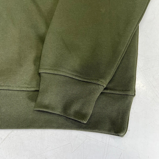 RW & CO Long-sleeve Quarter-zip Polo Sweater Men's Sz S Forest Green 492388