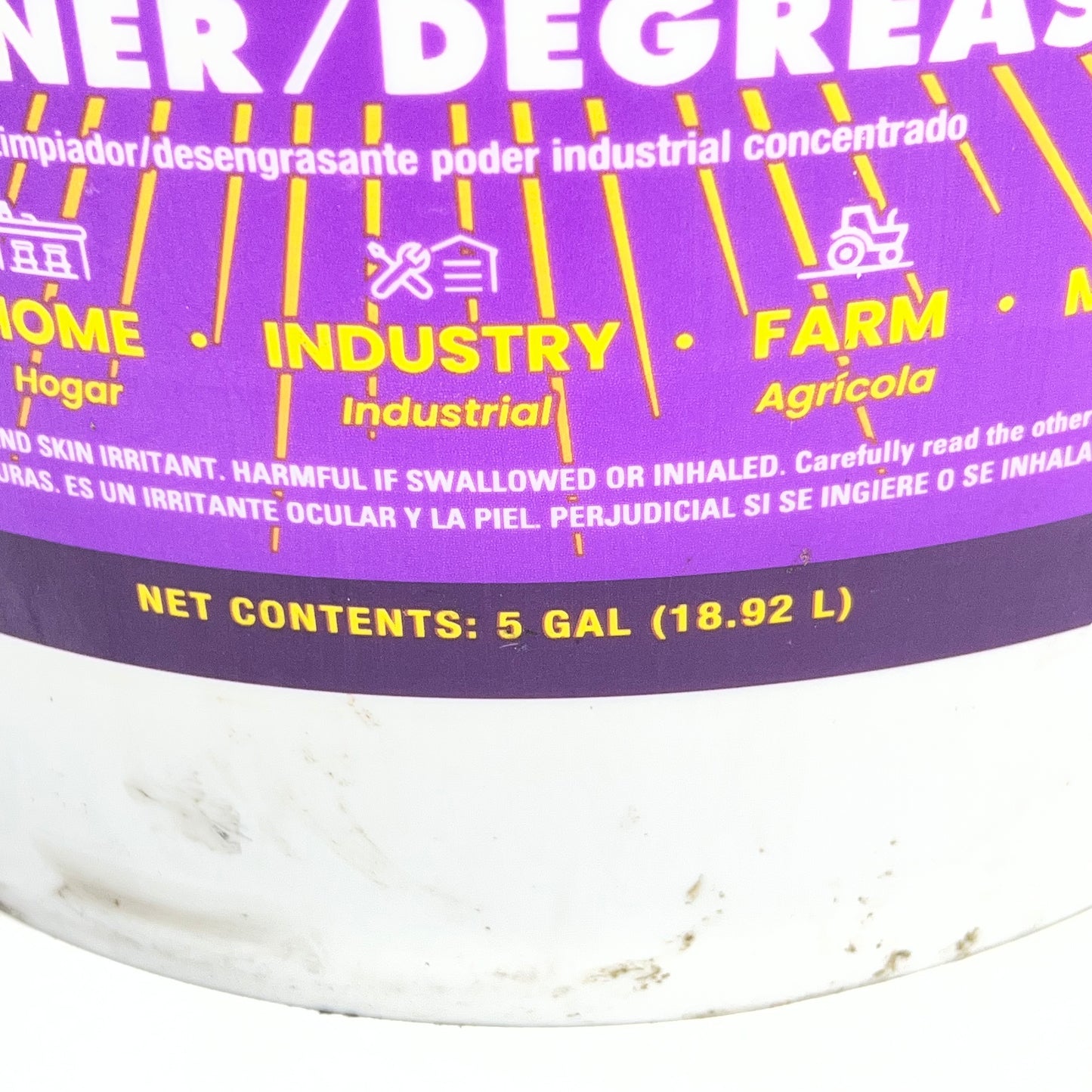 ZA@ PURPLE POWER  Power Concentrated Industrial Strength Cleaner/degreaser 5 Gal 4325P (As-is/Used)