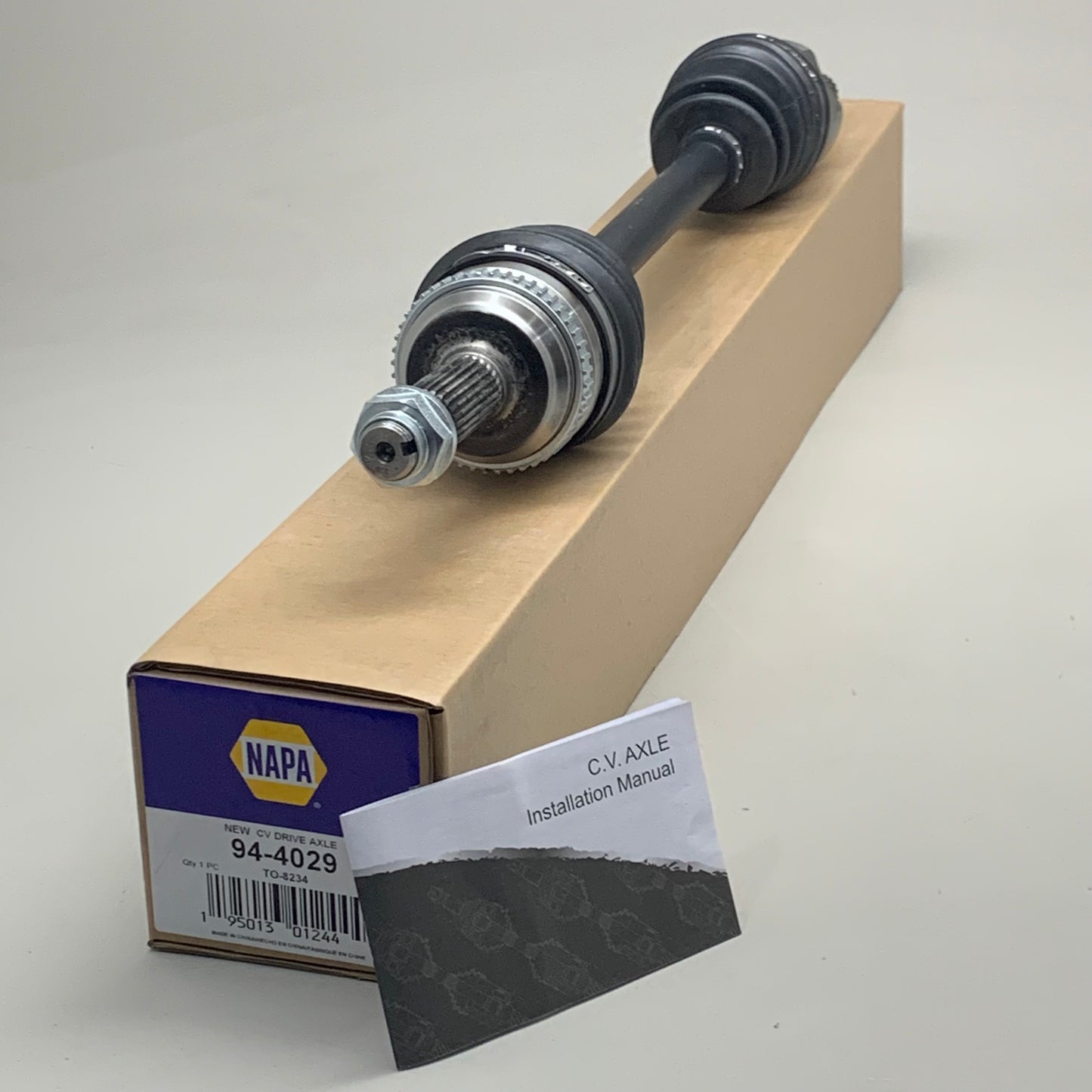 NAPA CV Drive Axle Grooved 20 Spline 25.47" for Pontiac & Toyota 94-4029