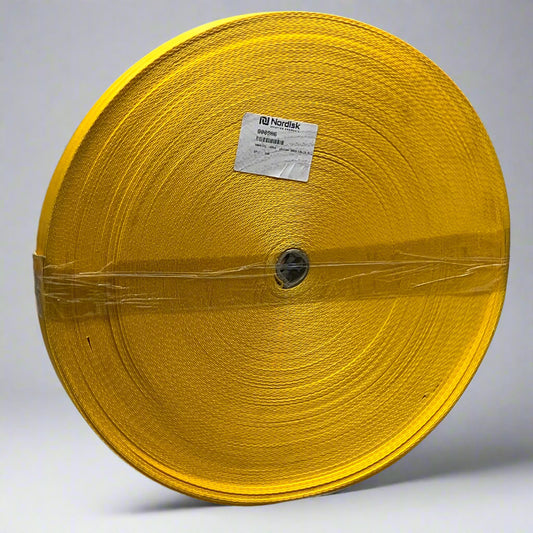 NORDISK Yellow Webbing 100 ft x 2"W Roll Yellow 800986