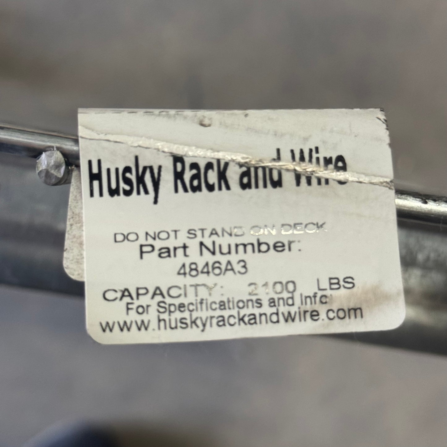 ZA@ Pallet of Grey Rack Wire Deck (7 Pcs) 4846A3 Sz 49”Lx46”W (AS-IS, Someting Damage)