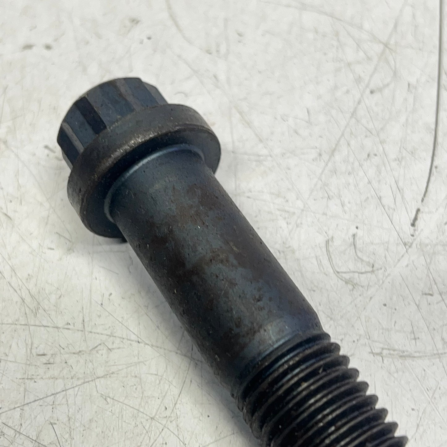 (12 PACK) Cv Bolt 12 Point High Strength  7/8"x24 Thread X 5" Black