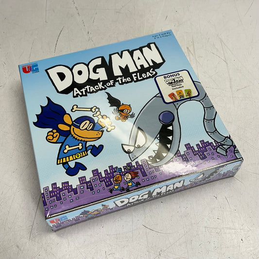 ZA@ UNIVERSITY GAMES Dog Man: Attack of the Fleas Board Game Ages 6 & UP 2-6 Players