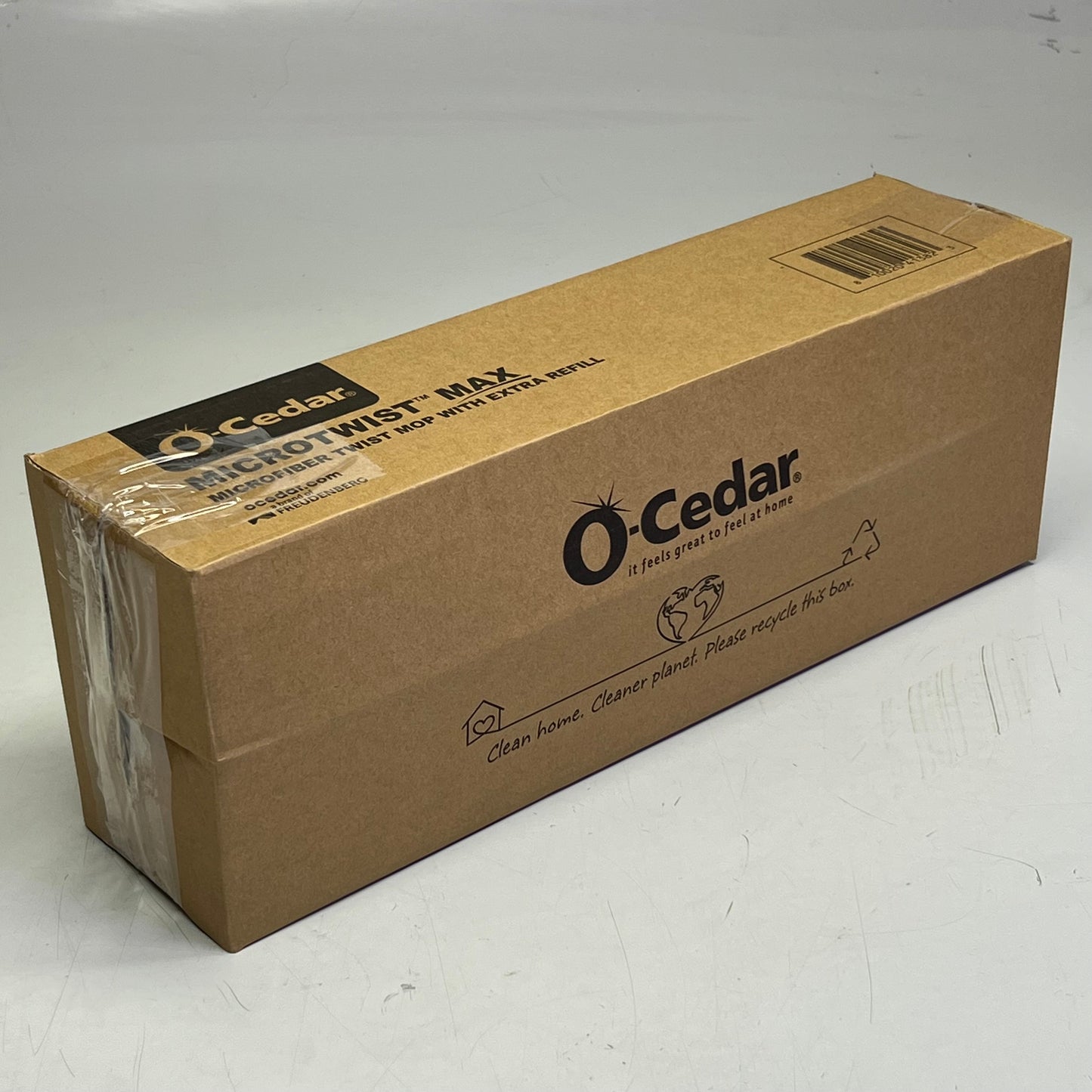 O-CEDAR MICROTWIST MAX Microfiber Twist Mop With Extra Refill, Blue & Red TSU172829