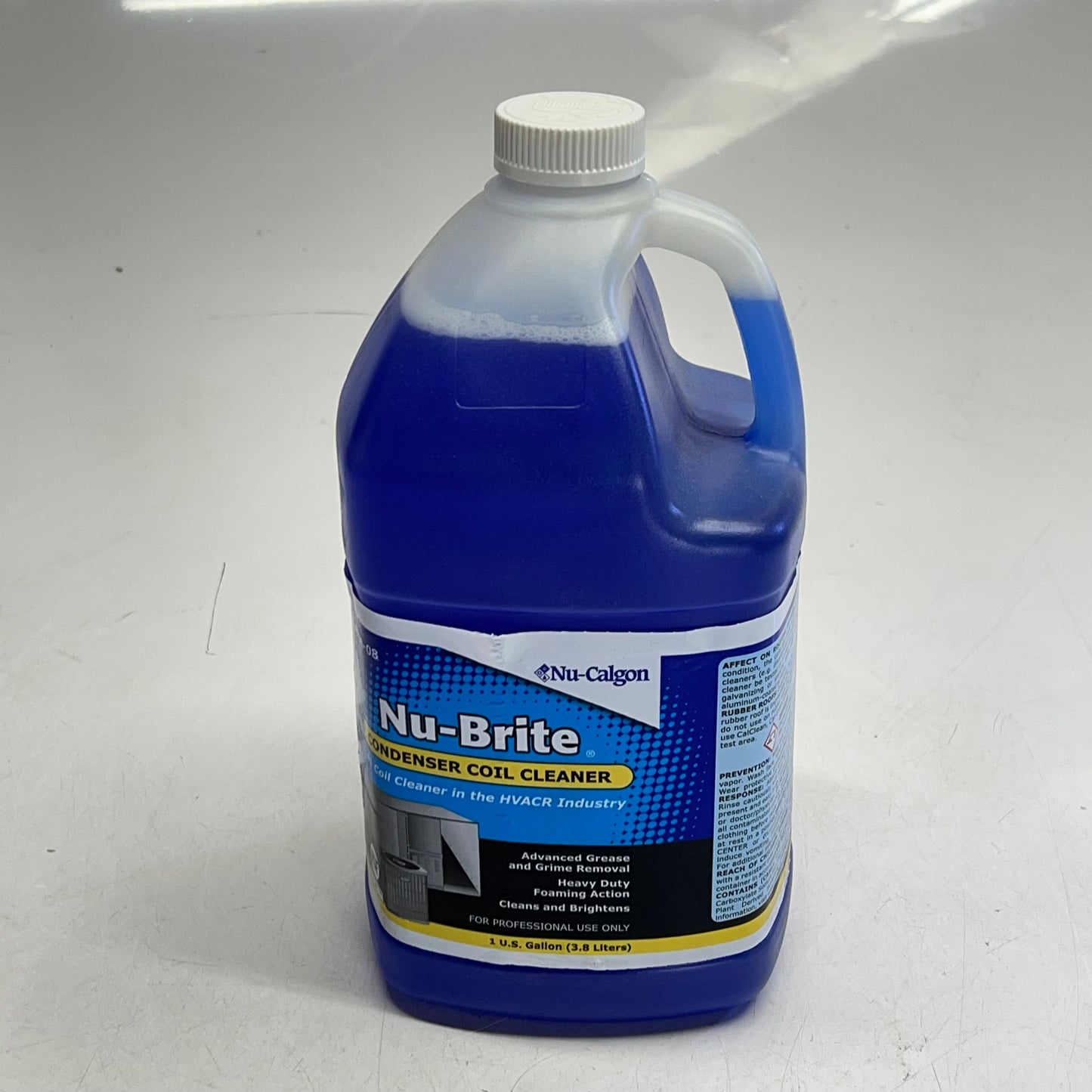 NU-CALGON Nu-brite Condenser Coil Cleanser Foaming Detergent  1 Gal Blue 4291-08