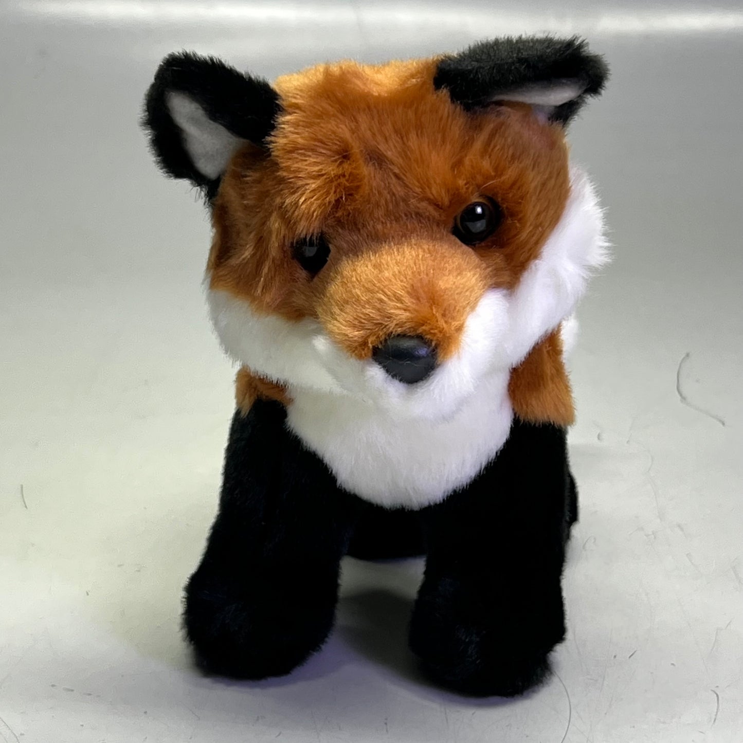 DOUGLAS Bushy Red Fox Plush Stuffed Animal 11"L x 7"H Brown & White 1738
