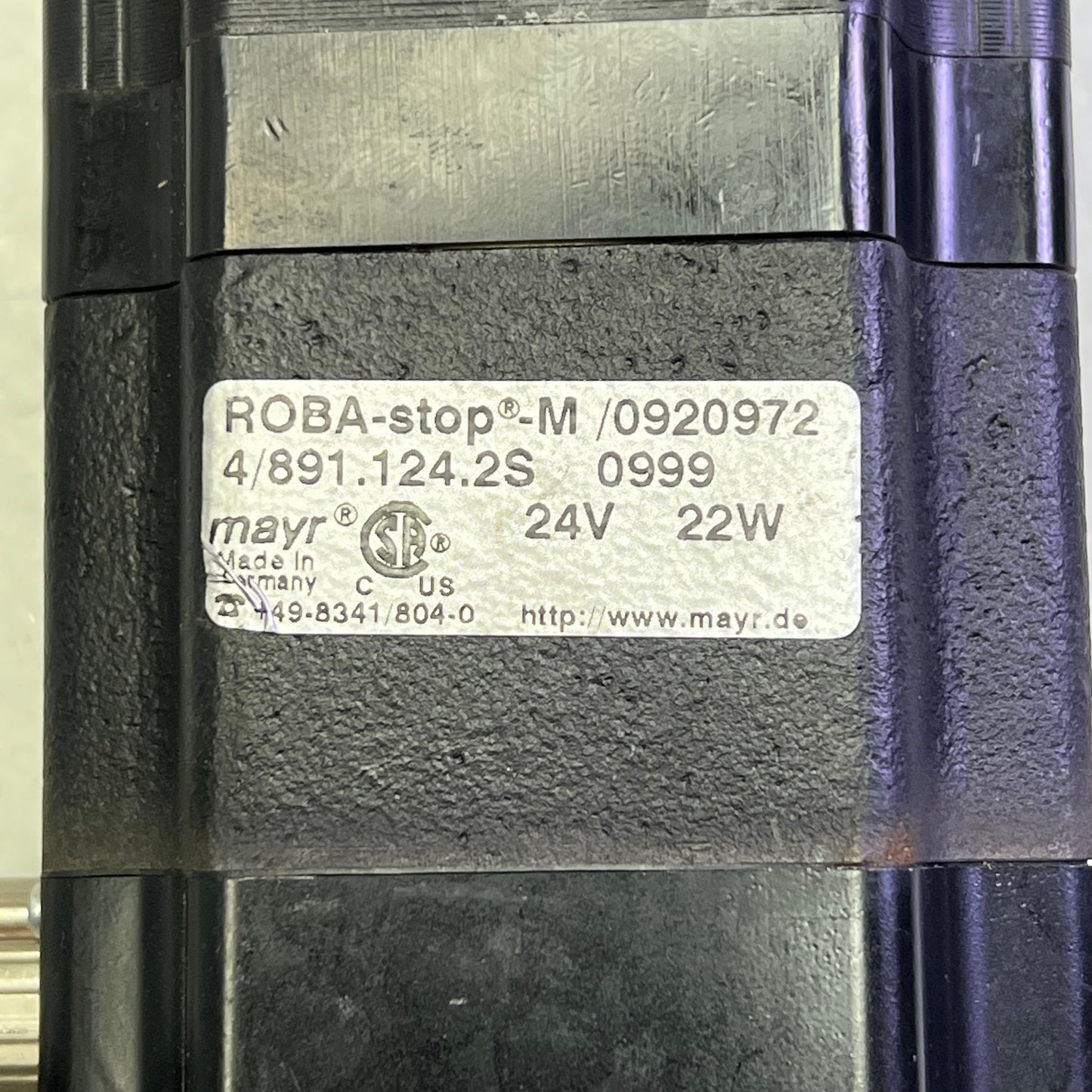 BERGER LAHR SIG Positec Stepper Motor Brake 24 VDC 6Nm 24 W SER 397/4 L 7S IC B