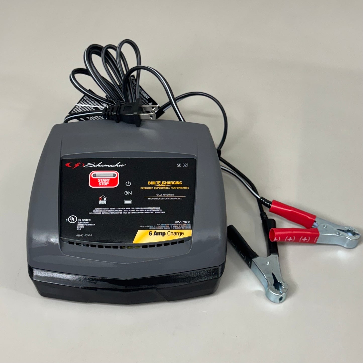 SCHUMACHER Battery Charger Maintainer Fully Automatic Basic Charging SC1321