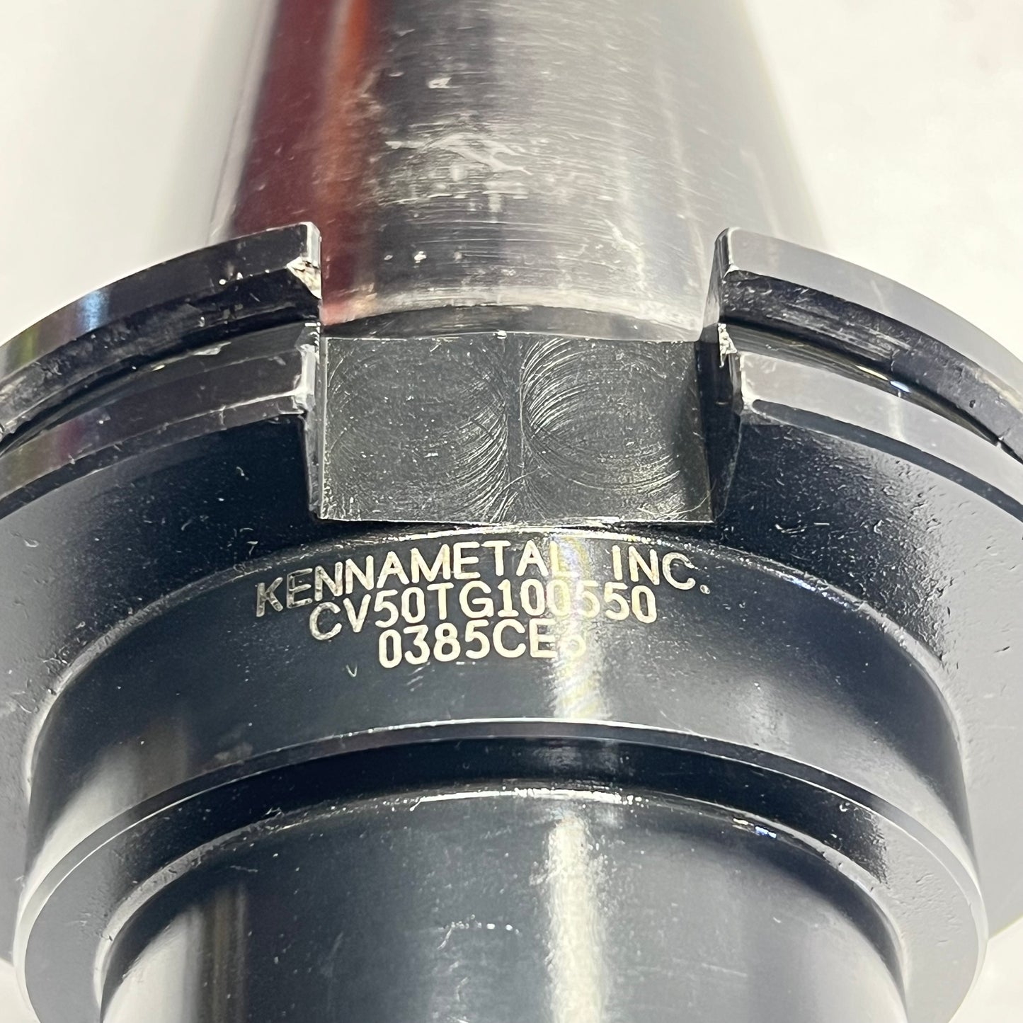KENNAMETAL Single Angle Collect Chuck ~ 1-1/8" Hole Dia CV50TG100550 (Used)