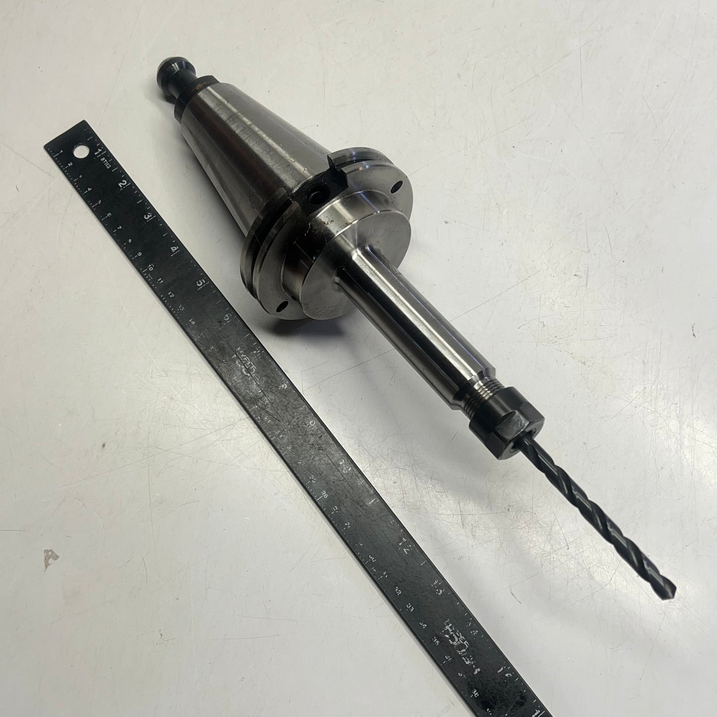 PARLEC Tool Holder w/ Shank Drill Attachment  ~0.25" C5016ER622CN (Used)