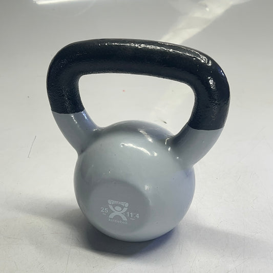 ZA@ CANDO Cast Iron Vinyl-coated Kettle Bell 256 lbs White