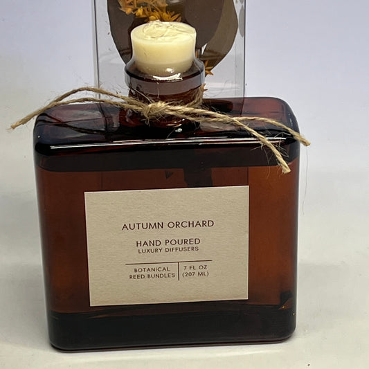 ANDALUCA HOME  Autumn Orchard Dried Bouquet Reed Bundle Fragrance Diffuser Amber
