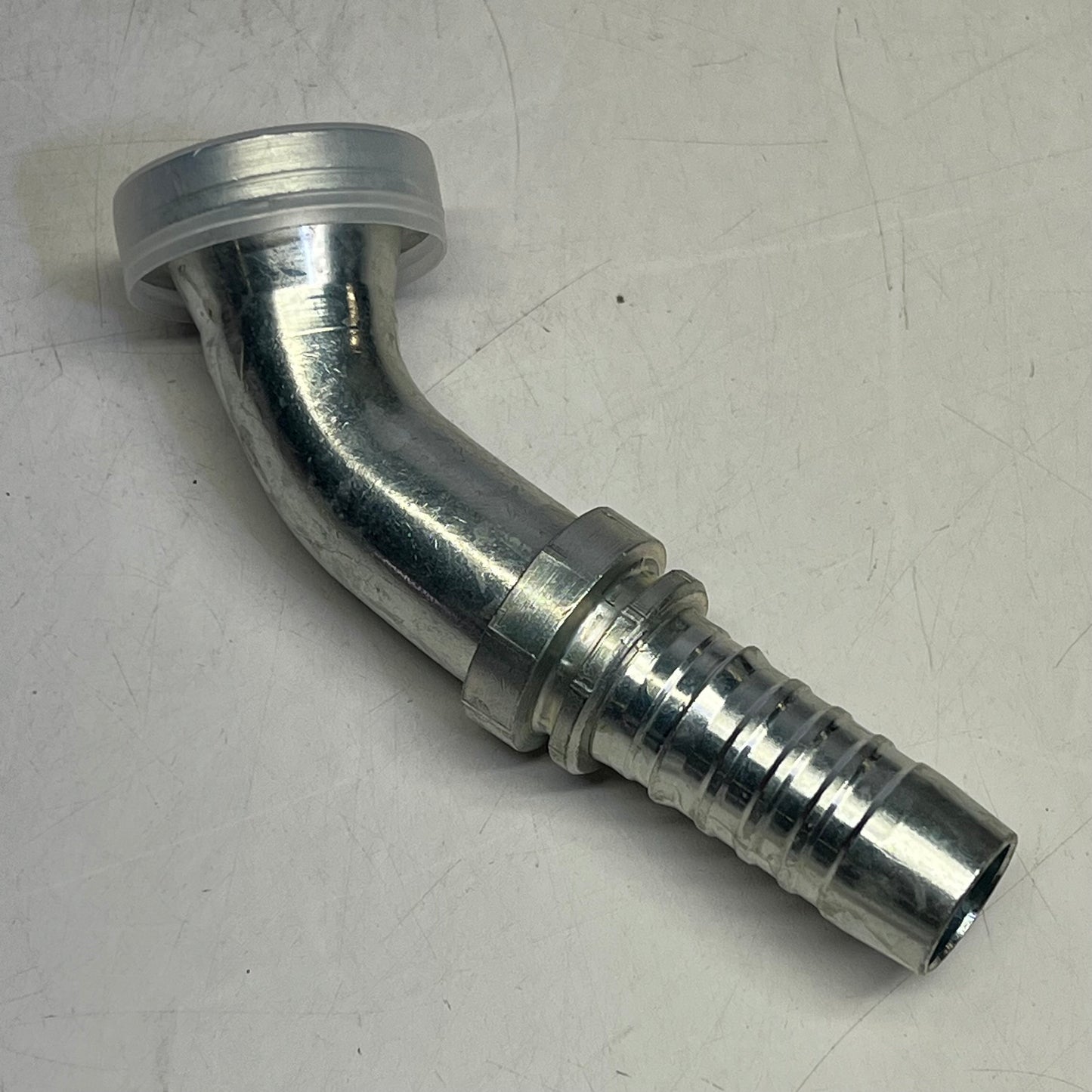 GATES O-ring Flange Heavy 45° Bent Tube Coupling 1" x 5.79"  Silver G20357-1616