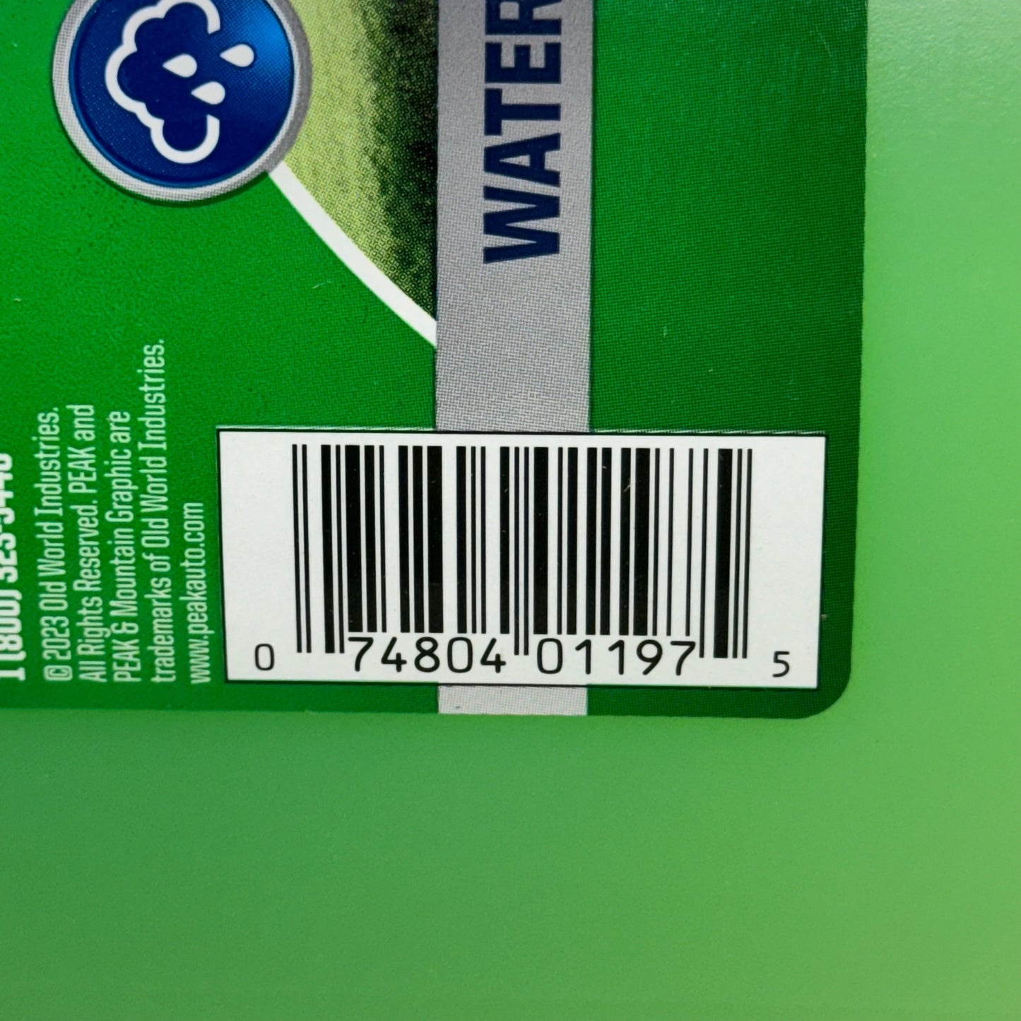 ZA@ PEAK 3PK Bug Cleaner Windshield Wash 1 Gal B