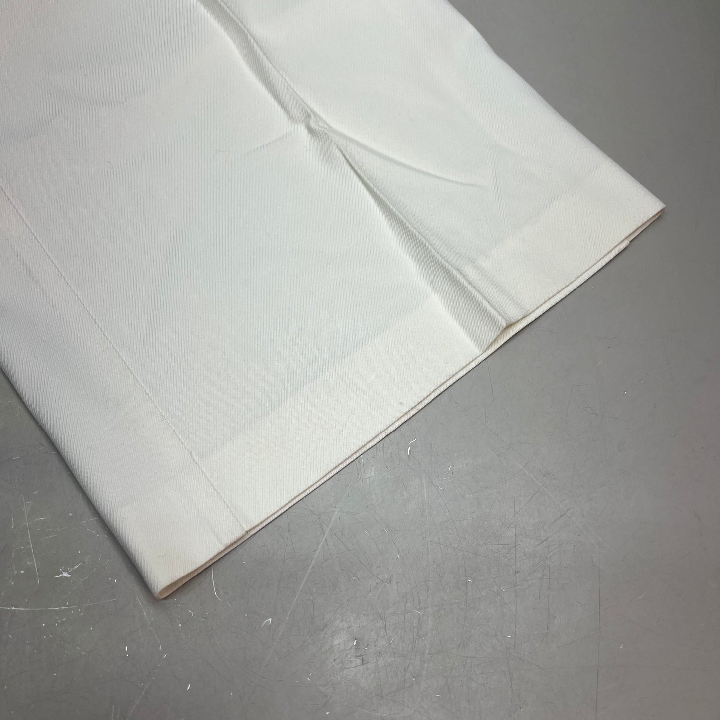 CHICOS Lightweight Straight Wide Leg Pants Women's Sz 0.5 White/Crème