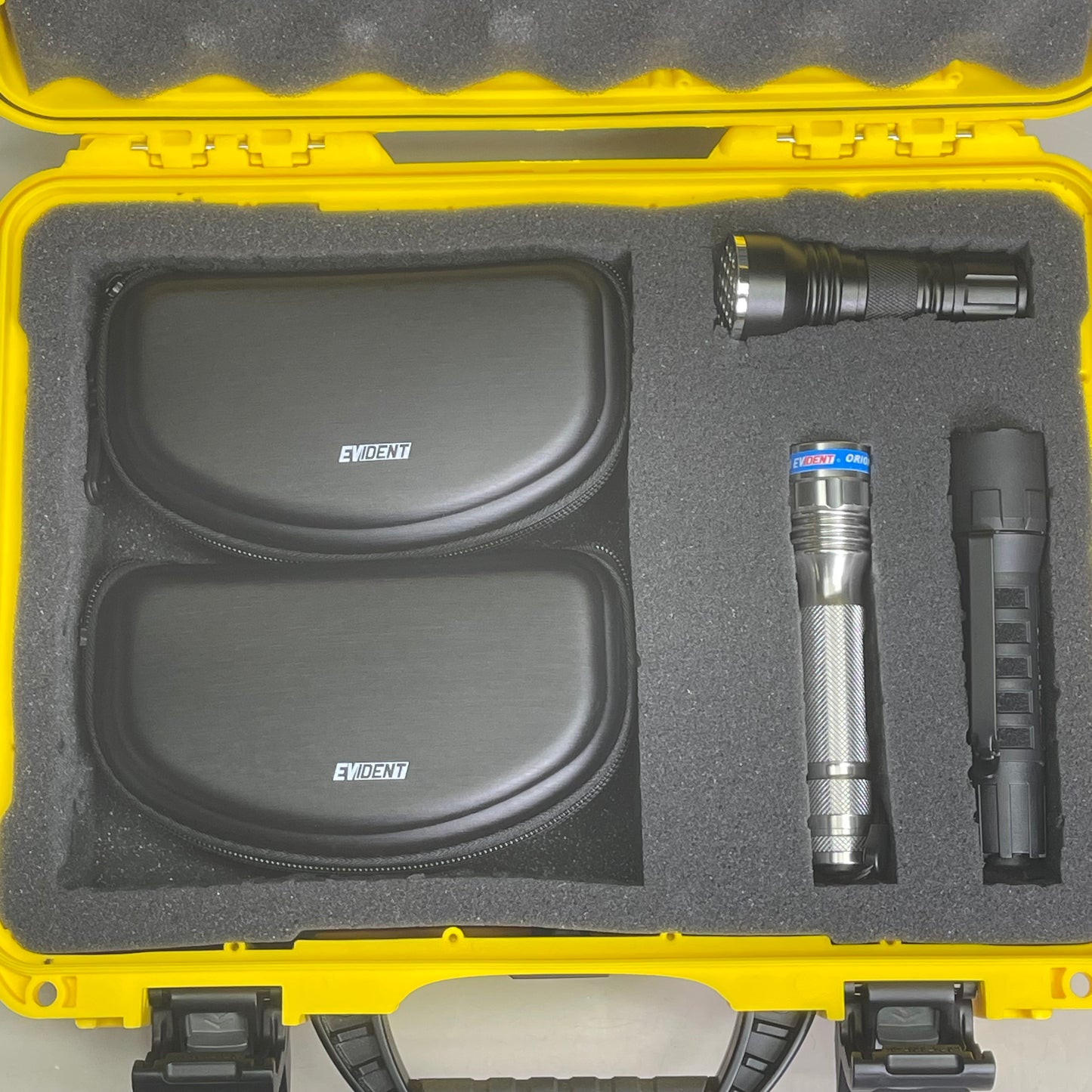 ORION-LITE 3-Piece Deluxe Investigator Light Kit w/ Yellow Case DLX-OL3-B