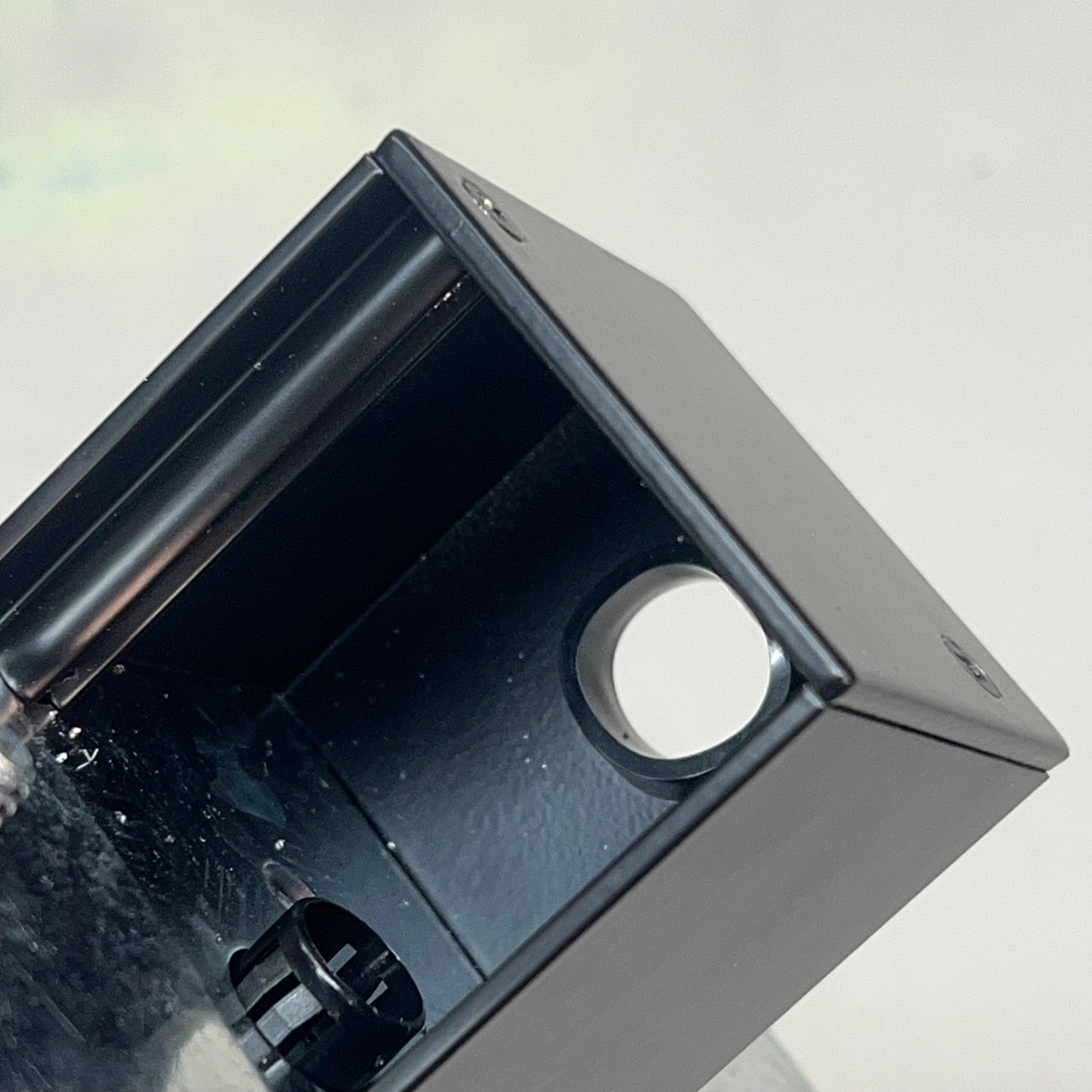 CONTECH (2 PACK) Straight Connector Track Lighting 2"x2" Black Finish LBC22-8-B