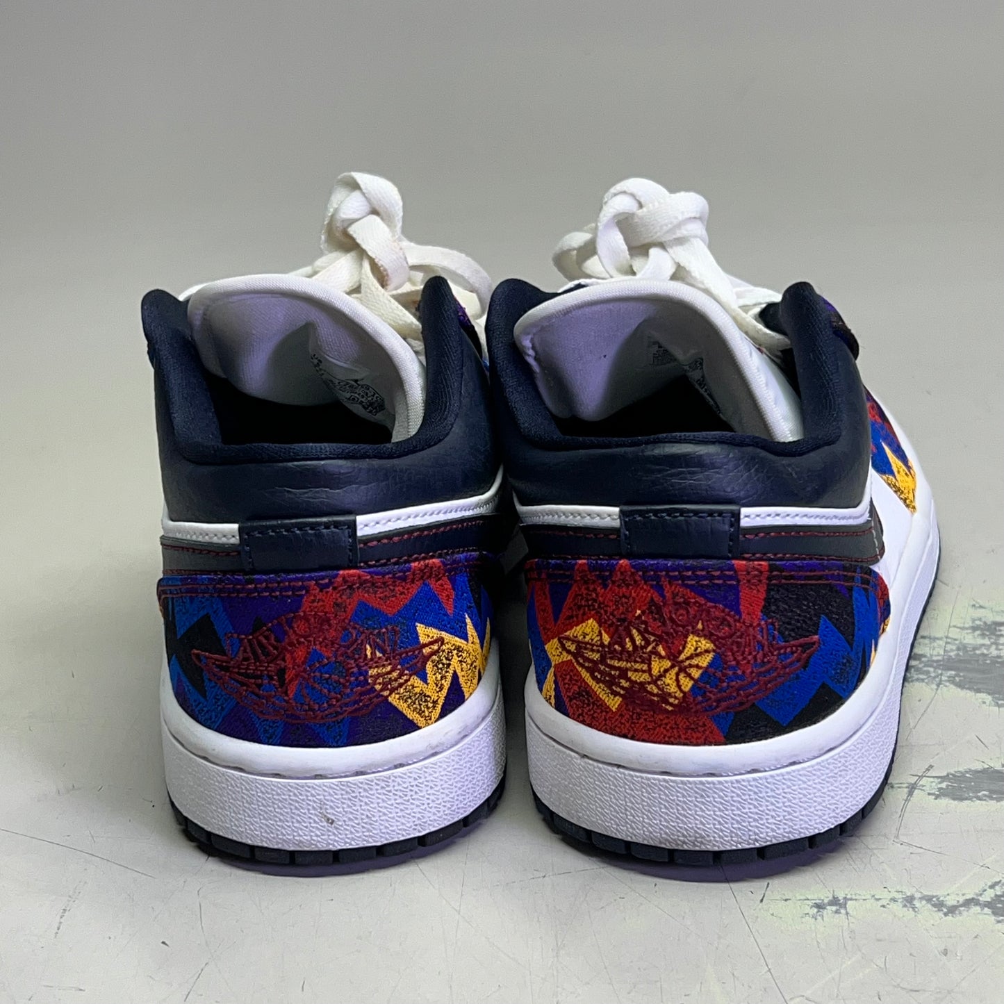 NIKE Air Jordan 1 Low SE 'Nothing But Net' Unisex Sz 7.5 Multicolor (Pre-Owned)