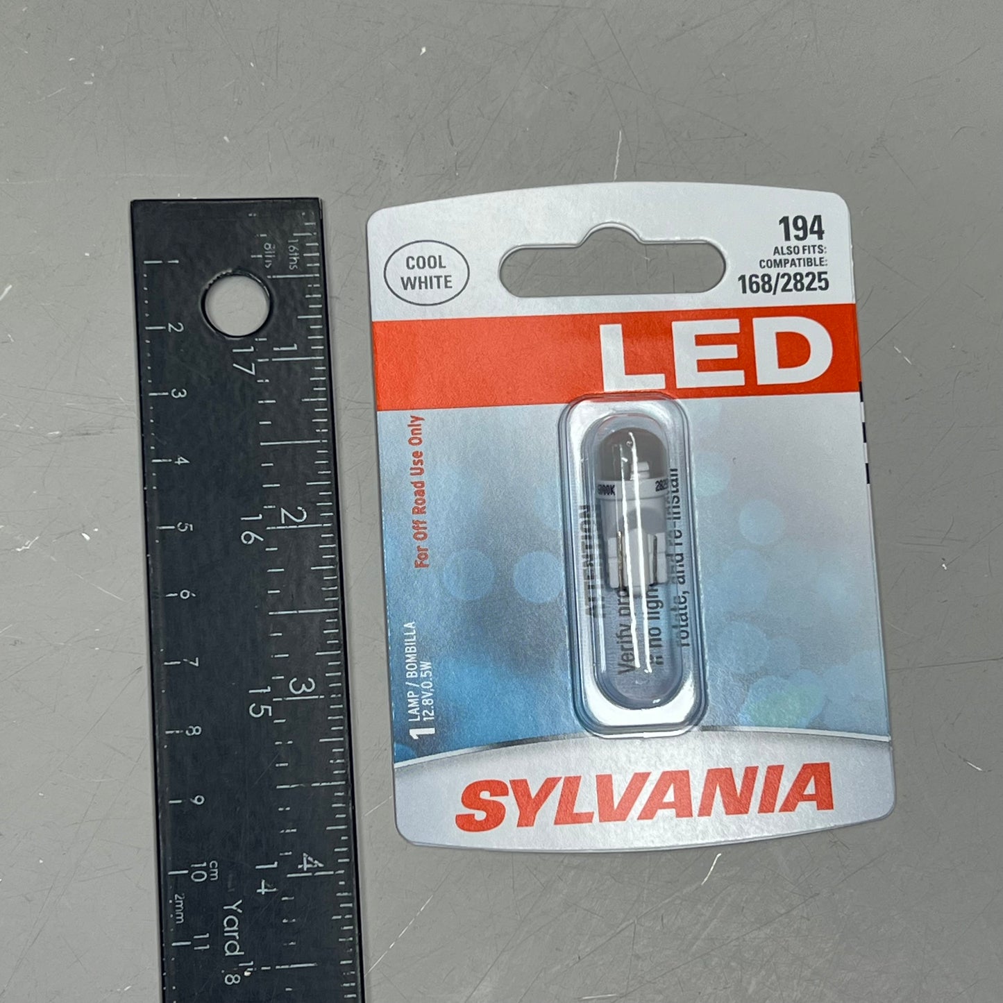 SYLVANIA (2 PACK) SYL LED Mini Bulb Easy Install 12.8V Cool White 194SL.BP