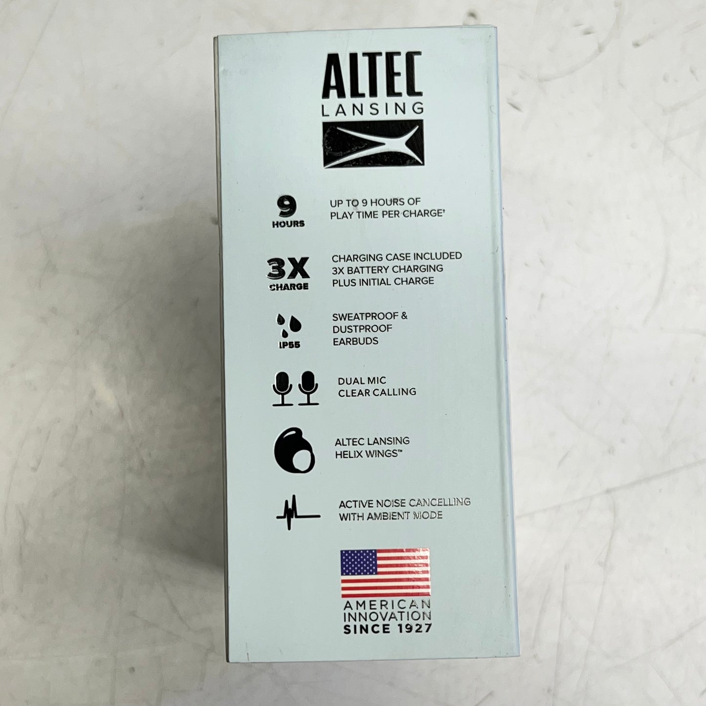 ALTEC LANSING Nanobuds Anc Headphones Noise Cancelling Icy Blue MZX5301-ICY